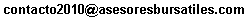 Email Contacto AsesoresBursatiles